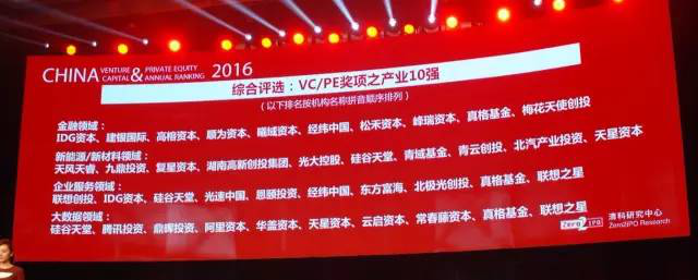 喜報：硅谷天堂榮膺清科“2016年中國私募股權投資機構10強”